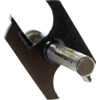 Фреза кромочная калевочная с нижним подшипником серия 1017 (50x25 мм; R18 мм; хвостовик 8 мм) Росомаха 801712