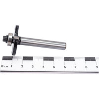 Фреза кромочная фальцевая с нижним подшипником серия 1023 (33x5x50 мм; хвостовик 8 мм) Росомаха 802305