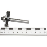 Фреза кромочная фальцевая с нижним подшипником серия 1023 (40x8x50 мм; Z3; хвостовик 8 мм) Росомаха 802316