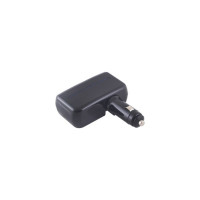 Разветвитель прикуривателя SKYWAY 2 гнезда + 2 USB черный предохранитель 5 А S02301019