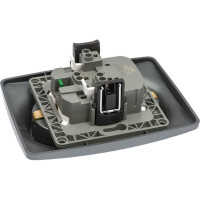 Розетка ЭРА 12-2106-12 2X2P E Schuko, 16A-250В, IP20, 12, графит Б0031234