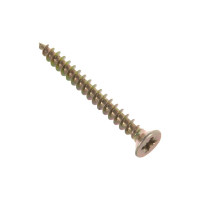 Потайной универсальный шуруп Метизный двор 4,0x40, желтый, 500 шт. 4607159063281