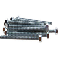 Болт с шестигранной головкой Метизный двор 10x100 DIN 933, 100 шт. 4607159065285