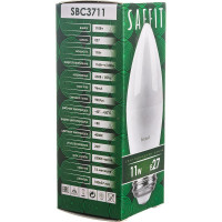 Светодиодная лампа SAFFIT 11W 230V E27 4000K, SBC3711 55135