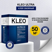 Обойный клей для стеклообоев и флизелиновых обоев KLEO сыпучий 070 ULTRA 50