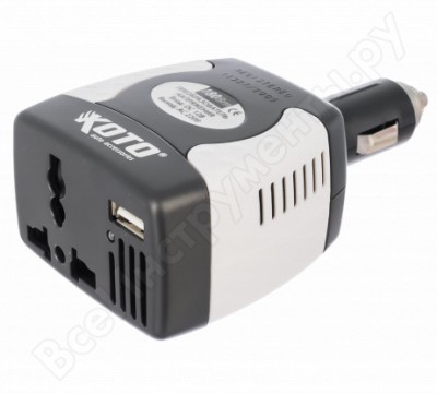 Koto 12v-504 50 преобразователь напряжения инвертор с usb-портом 150вт 12в dc -> 220в ac 0975607601