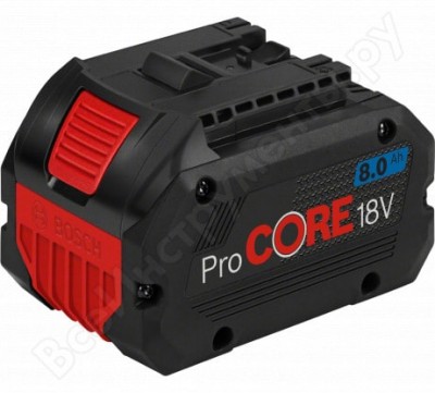 Bosch акк. батарея li-ion аккумулятор li-ion procore18v 8.0 ач 1600a016gk