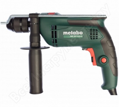 Metabo дрель уд. sbe 650 impuls картон 600672000