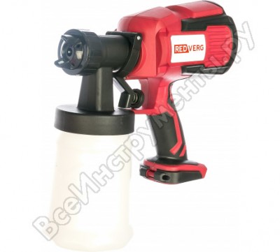 Redverg краскораспылитель аккумуляторный rd-ps18v без акк, без з/у 6628363