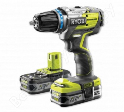Ryobi бесщеточная дрель-шуруповерт r18ddbl-225b 5133003611