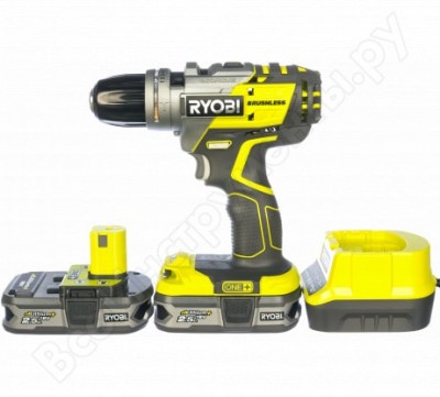 Ryobi бесщеточная ударная дрель-шуруповерт r18pdbl-225s 5133003613