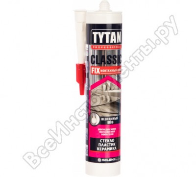 Монтажный каучуковый клей Tytan PROFESSIONAL Classic Fix 62949