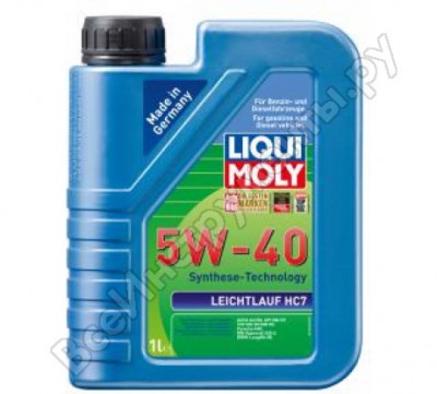 Синтетическое моторное масло LIQUI MOLY Leichtlauf HC 7 5W-40 SN/CF;A3/B4 1346