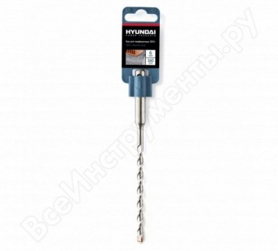 Hyundai бур для перфоратора sds+ 6x160mm /20/200/ 201108