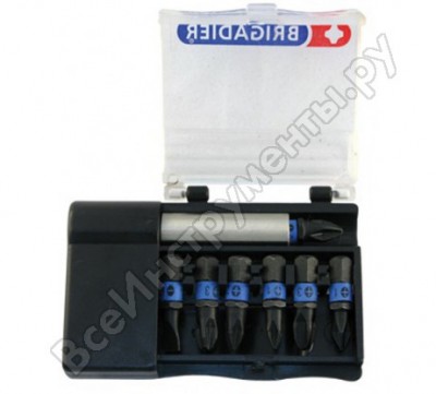 Brigadier набор вставок extrema, 25мм, 8шт 39562