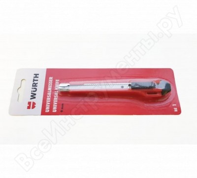 Wurth нож-autolock-red-9mm 071566 915961 1