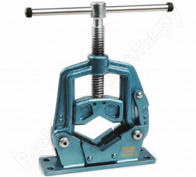 Ridgid откидные трубные тиски pionier 2
