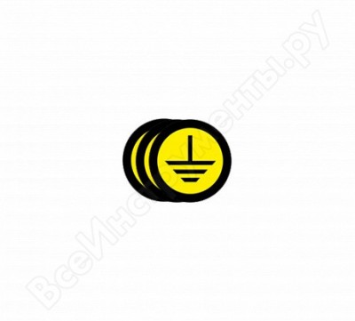 Rexxon комплект наклеек 8х8х8см заземление 1-14-10-1-0
