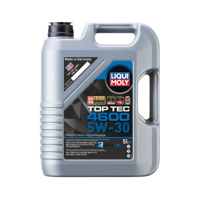 Синтетическое моторное масло LIQUI MOLY Top Tec 4600 5W-30 SN/CF; C3 8033