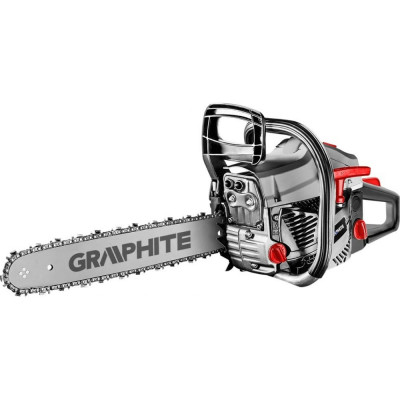 Graphite пила цепная бензиновая 2kвт, направляющая шина 18458 мм 58g952