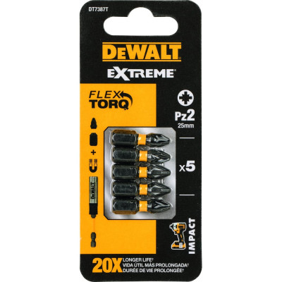 Ударные биты Dewalt DT7387T IMPACT Torsion