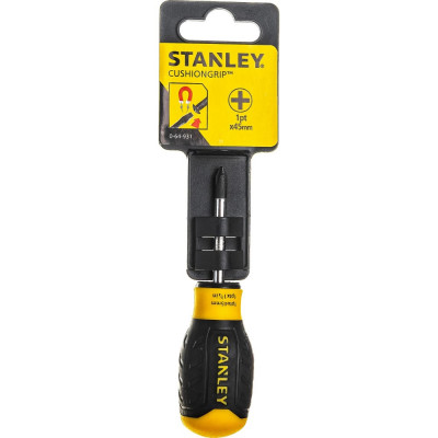 Stanley отвертка cushion grip ph1 30 мм 0-64-931