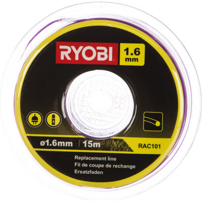 Ryobi Леска 1,6мм 15м RAC101 5132002638