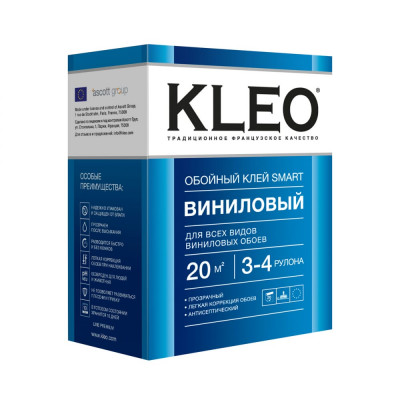 Kleo клей для виниловых обоев, сыпучий 020 smart 3-4