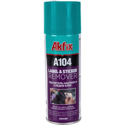 Akfix Очиститель наклеек A104, 200 мл. YAC104