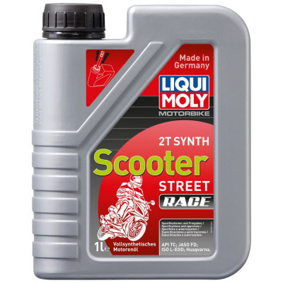 Liqui moly 1053 синт. мот.масло д/скутеров motorbike 2t synth scooter street race tc fd l-egd 1л