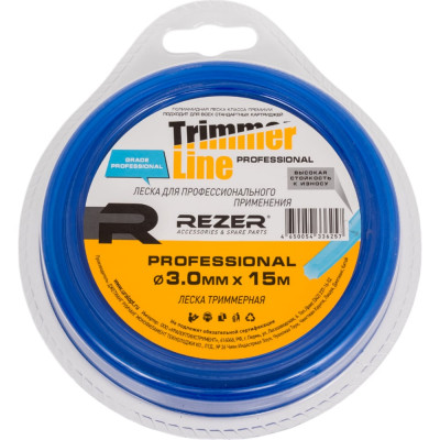 Rezer Леска PROFESSIONAL 3.0мм15м семиуг. код 30392 03.007.00090