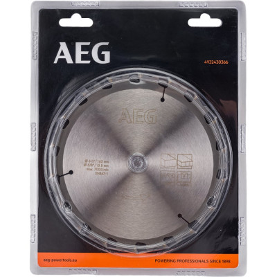 AEG Пильный диск 165x15.8x1,5 4932430366