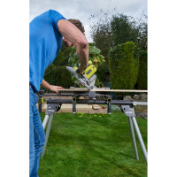 Ryobi ONE+ Аккумуляторная торцовочно-усовочная пила R18MS216-0 без аккумулятора в комплекте 5133003597