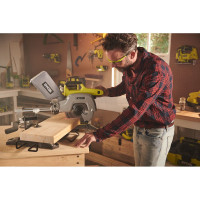 Ryobi ONE+ Аккумуляторная торцовочно-усовочная пила R18MS216-0 без аккумулятора в комплекте 5133003597
