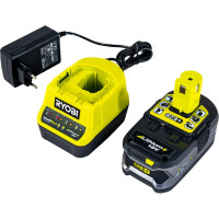 RYOBI ONE+ Газонокосилка 33cm; 1x аккумулятор 4.0Aч RLM18X33B-40 5133004306
