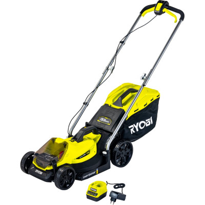 RYOBI ONE+ Газонокосилка 33cm; 1x аккумулятор 4.0Aч RLM18X33B-40 5133004306
