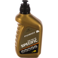Масло всесезонное полусинтетическое SPECIFIC HIGH-TECH 5W-30 (0.946 л) для 4-х тактных двигателей Patriot 850030595