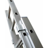 Алюминиевая двухсекционная лестница 2х8 Krause Corda 012081