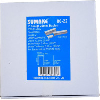 Скобы SUMAKE 80-22 для 80/25 22мм 5000шт 31385