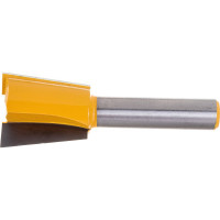 Фреза пазовая "ласточкин хвост" (19х22 мм; 7°; хвостовик 8 мм) по дереву Энкор 9318