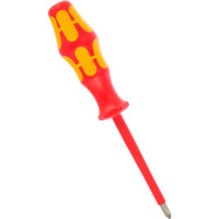 Набор диэлектрических отверток Wera, VDE, индикатор напряжения, подставка, 7 предметов, WE-006147