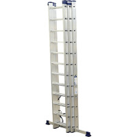 Лестница алюминиевая Алюмет 3х12 ступеней трехсекционная универсальная H3 5312