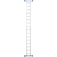 Алюминиевая лестница Алюмет шарнирная четырехсекционная 4х4 ступеней. Серия TL 4044