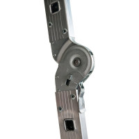 Алюминиевая лестница Алюмет шарнирная четырехсекционная 4х4 ступеней. Серия TL 4044