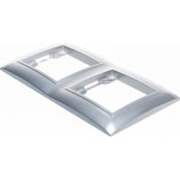 Двухместная рамка  Volsten V01-25-A21-M  Argento Violet, 10098