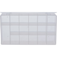 Ящик-органайзер прозрачный для крепежа (275х185х42 мм) FIT 65641