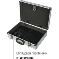 Ящик-чемодан алюминиевый для инструмента (430х310х130 мм) FIT 65620