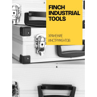 Ящик-чемодан алюминиевый для инструмента (430x310x130 мм) FIT 65630