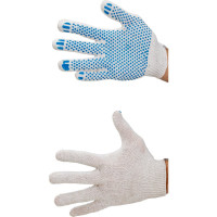 Перчатки вязаные с пупырышками РОС 12485