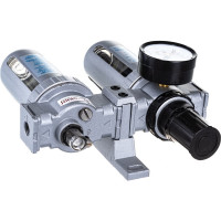 Фильтр влагоотделитель с редуктором и лубрикатором 1/4" Сорокин 2.206